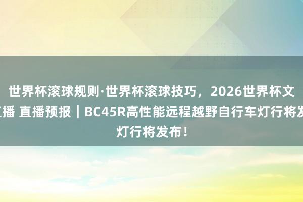 世界杯滚球规则·世界杯滚球技巧,2026世界杯文字直播 直播预报|BC45R高性能远程越野自行车灯行将发布!
